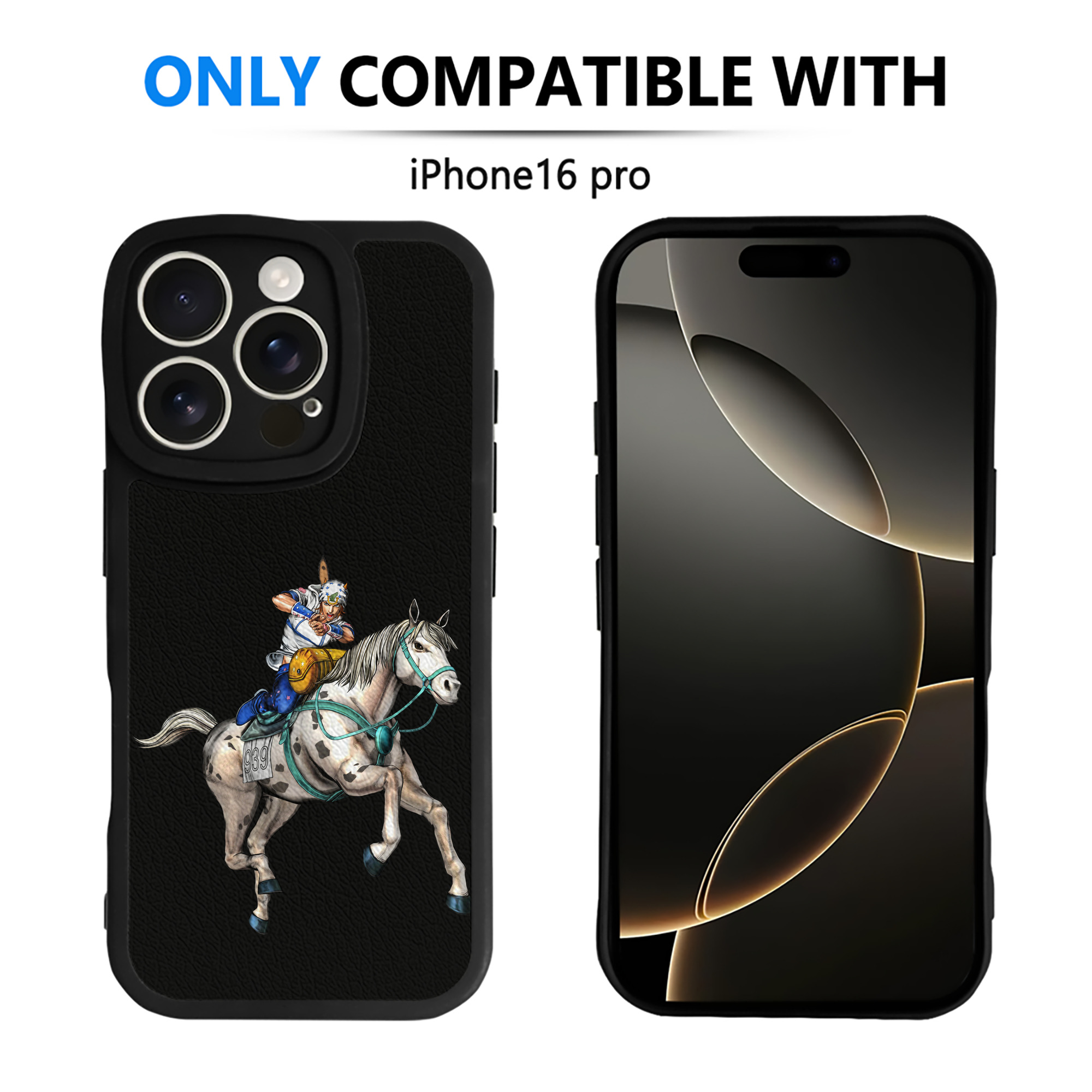 （画像用） ジョジョの奇妙な冒険 ジョナサン?ジョースター JoJo's Bizarre Adventure Jonathan Joestar 【iPhone 16シリーズ対応】シリコンスマホケース（レザー調） 材質：シリコン
